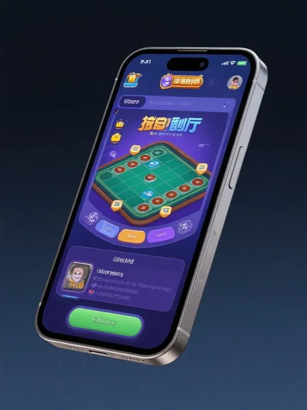 手机棋牌游戏界面展示
